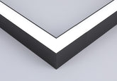 Накладной светодиодный светильник LED 8 Вт, черный (TEKLED)