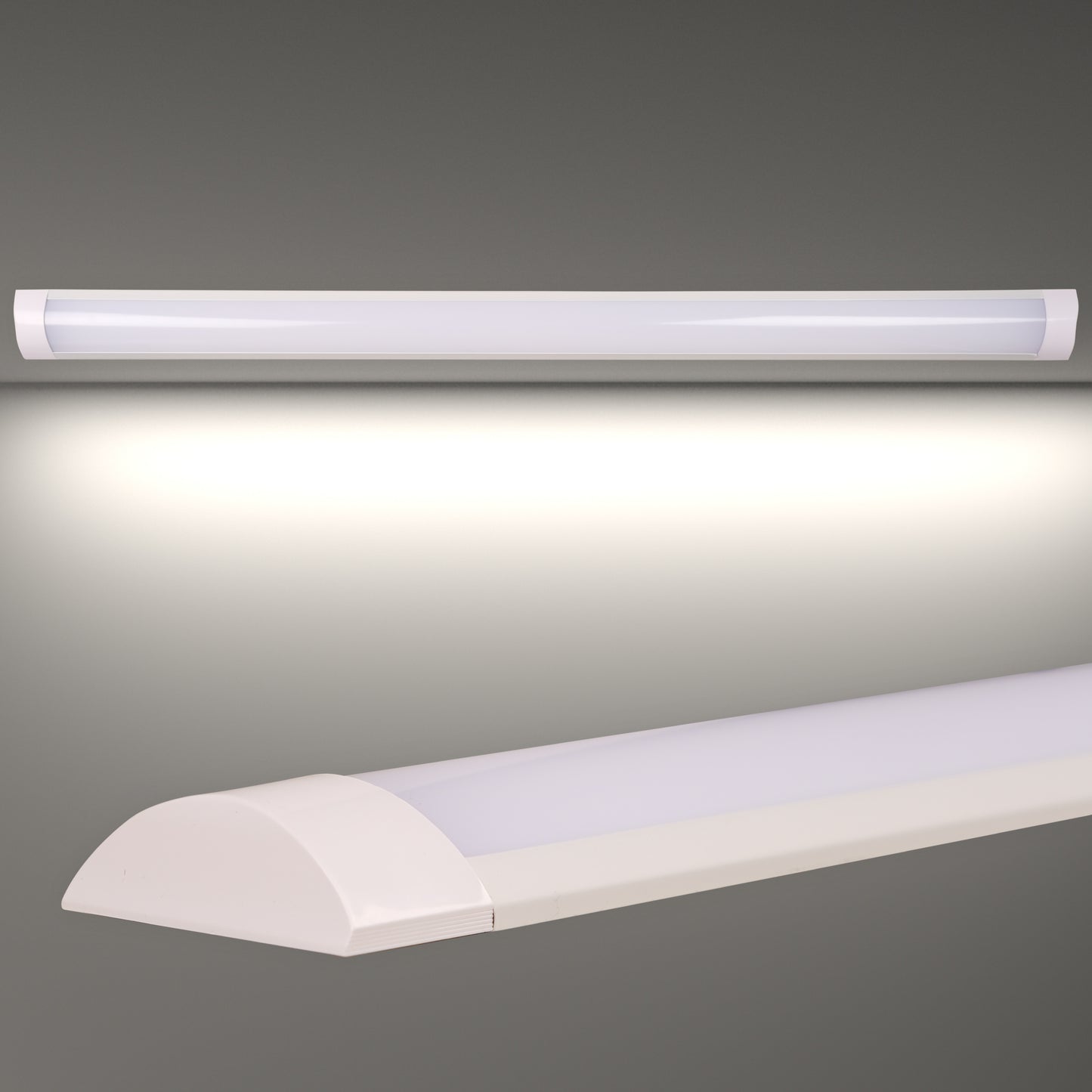 Линейный накладной светильник LED FLD-202 и FLD-402 6000K