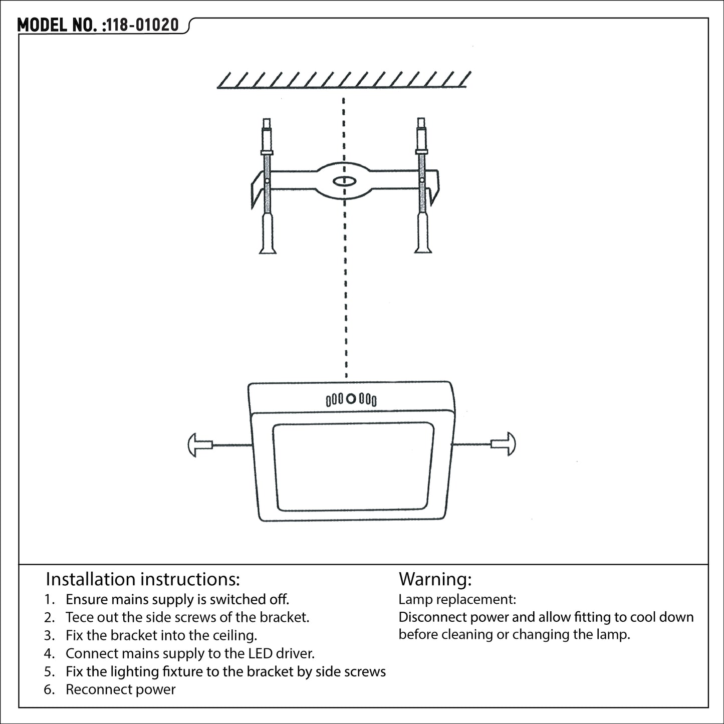 Накладной LED-Светильник SABIO (Потолочный)