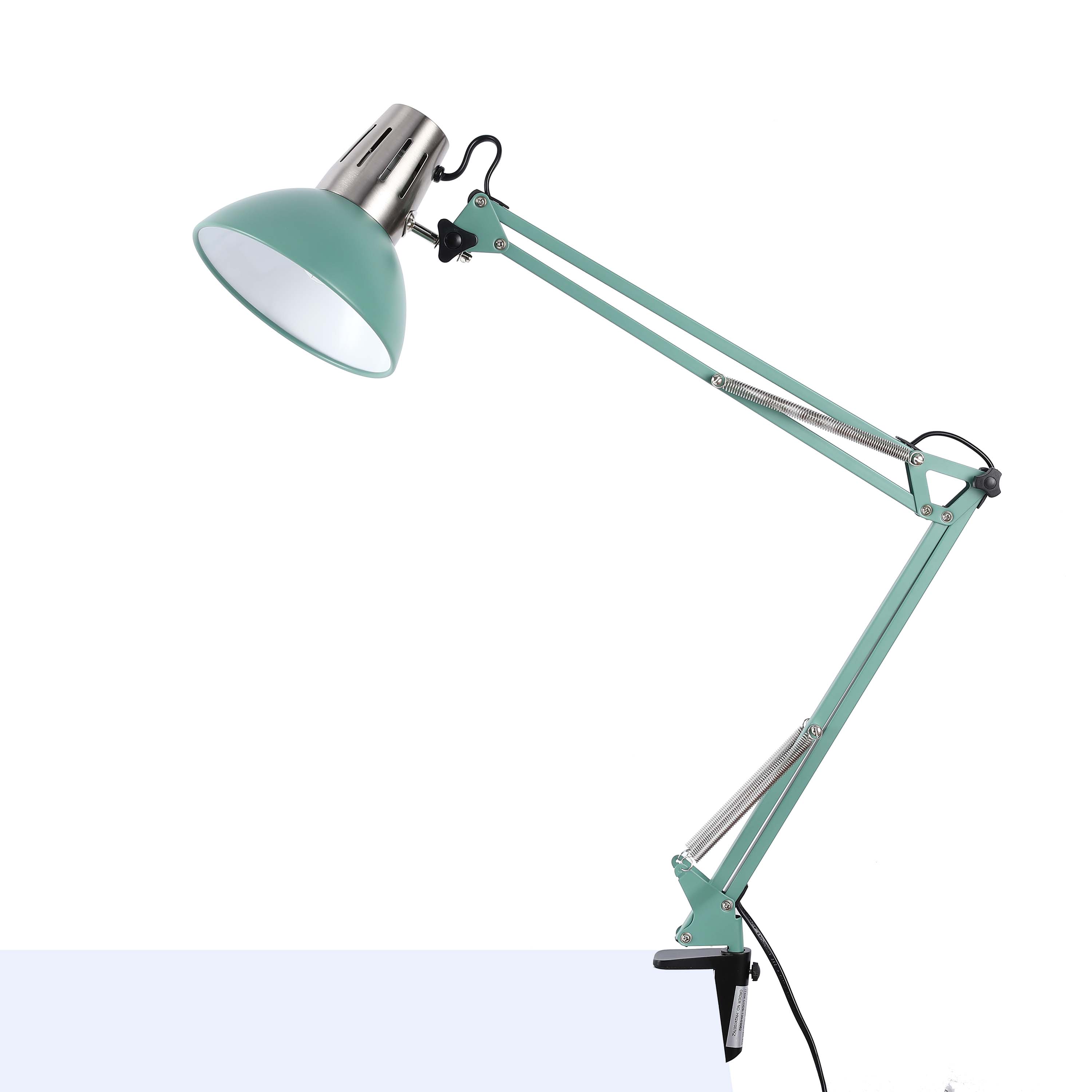 C-Clamp E27 жылжымалы қондырғысы бар Atlas Architect үстел шамы