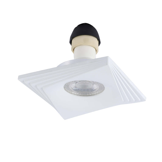 Встраиваемый потолочный светильник с цоколем GU10 квадратный