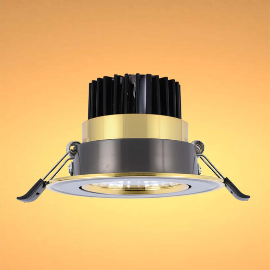 Встраиваемый светодиодный светильник с декоративным кольцом