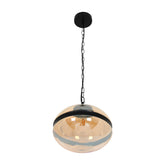 Подвесной Светильник-Сфера "Янтарь в Ободе"