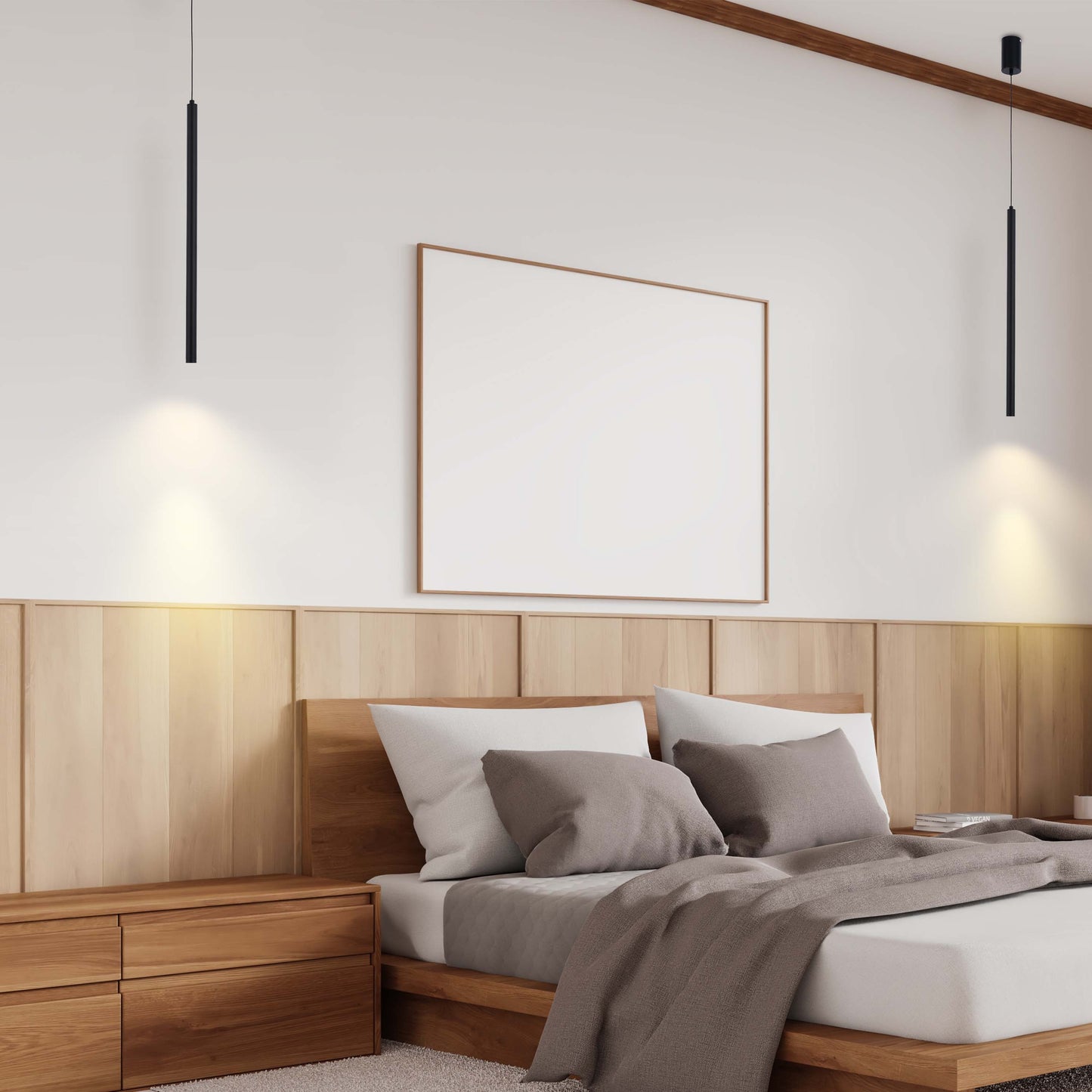 Cylindrical Suspension Light Single Head Integrated LED Modern Cylinder Pendant Ceiling