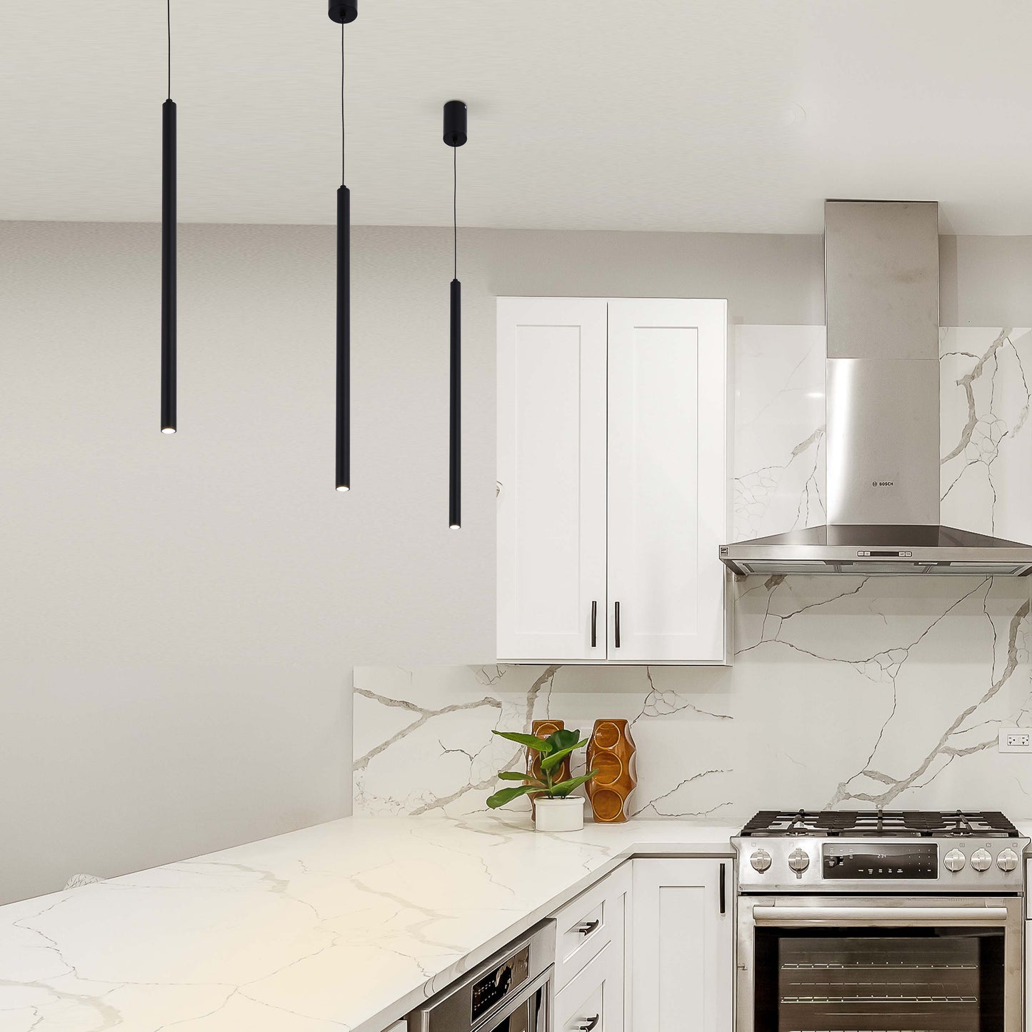 Cylindrical Suspension Light Single Head Integrated LED Modern Cylinder Pendant Ceiling