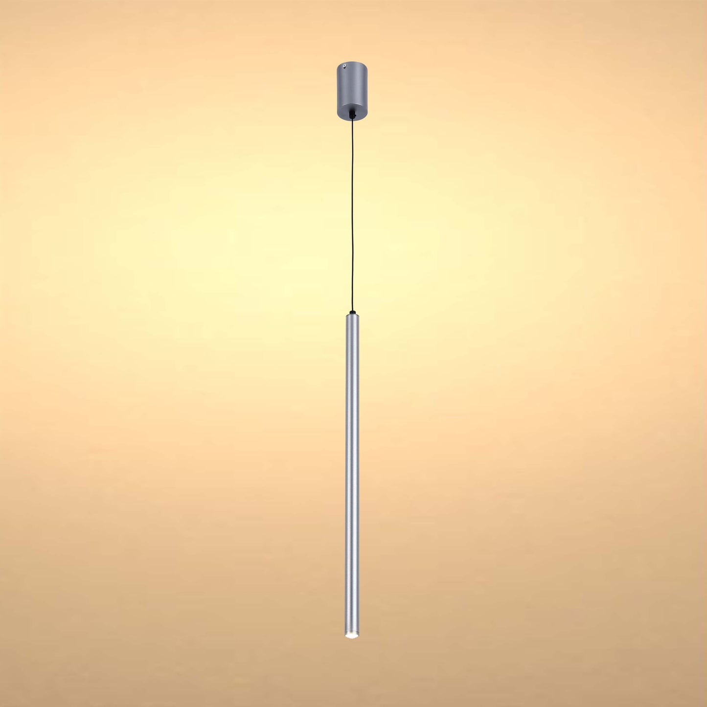 Cylindrical Suspension Light Single Head Integrated LED Modern Cylinder Pendant Ceiling