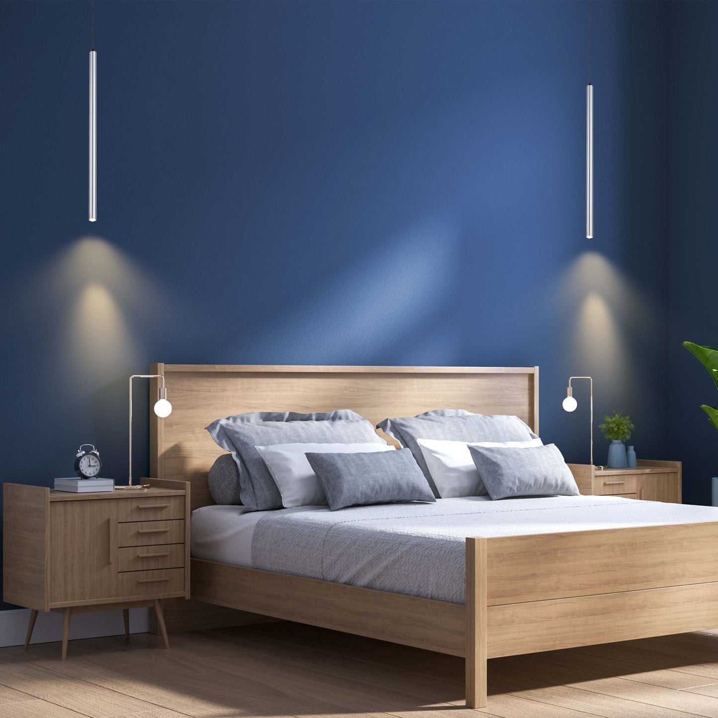 Cylindrical Suspension Light Single Head Integrated LED Modern Cylinder Pendant Ceiling