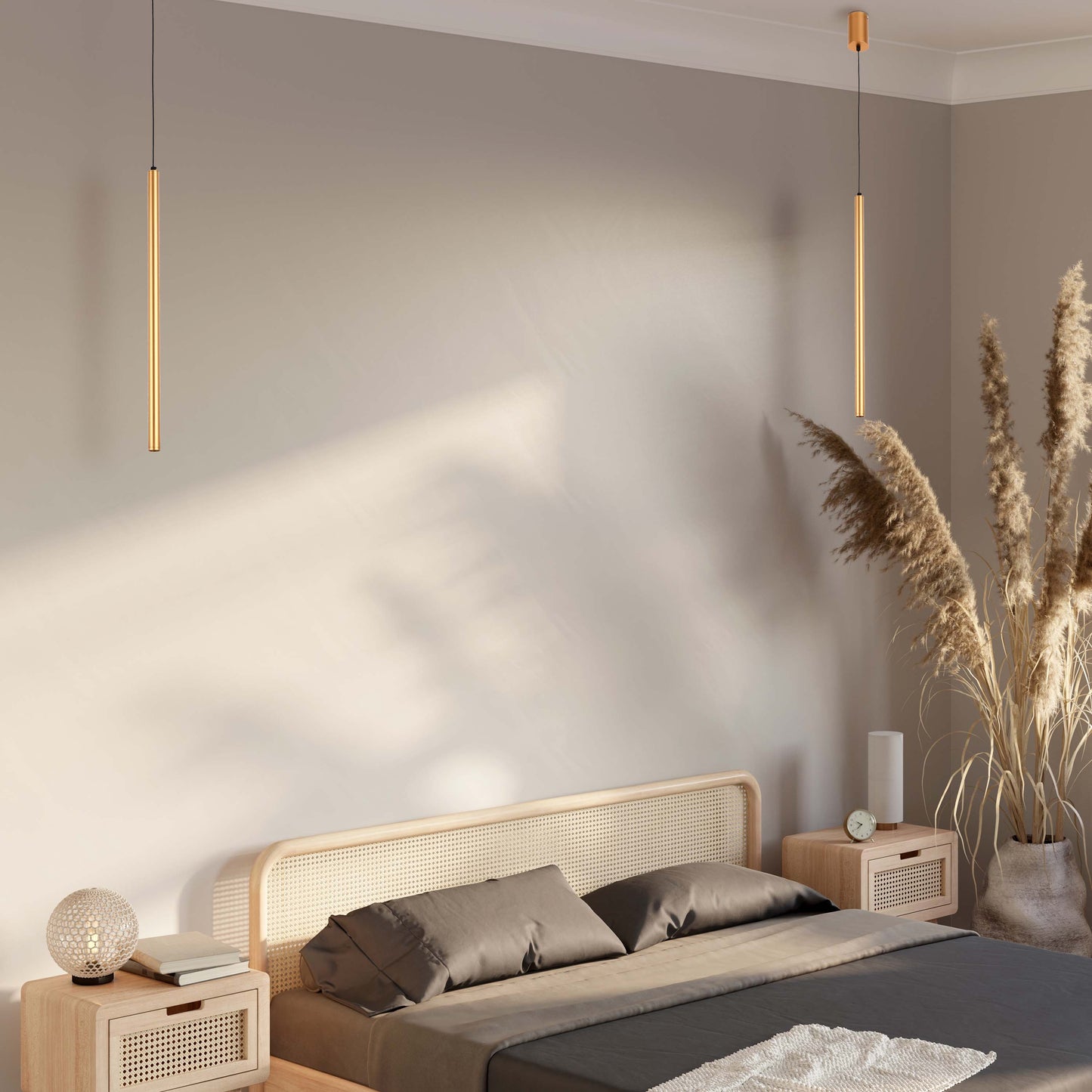 Cylindrical Suspension Light Single Head Integrated LED Modern Cylinder Pendant Ceiling