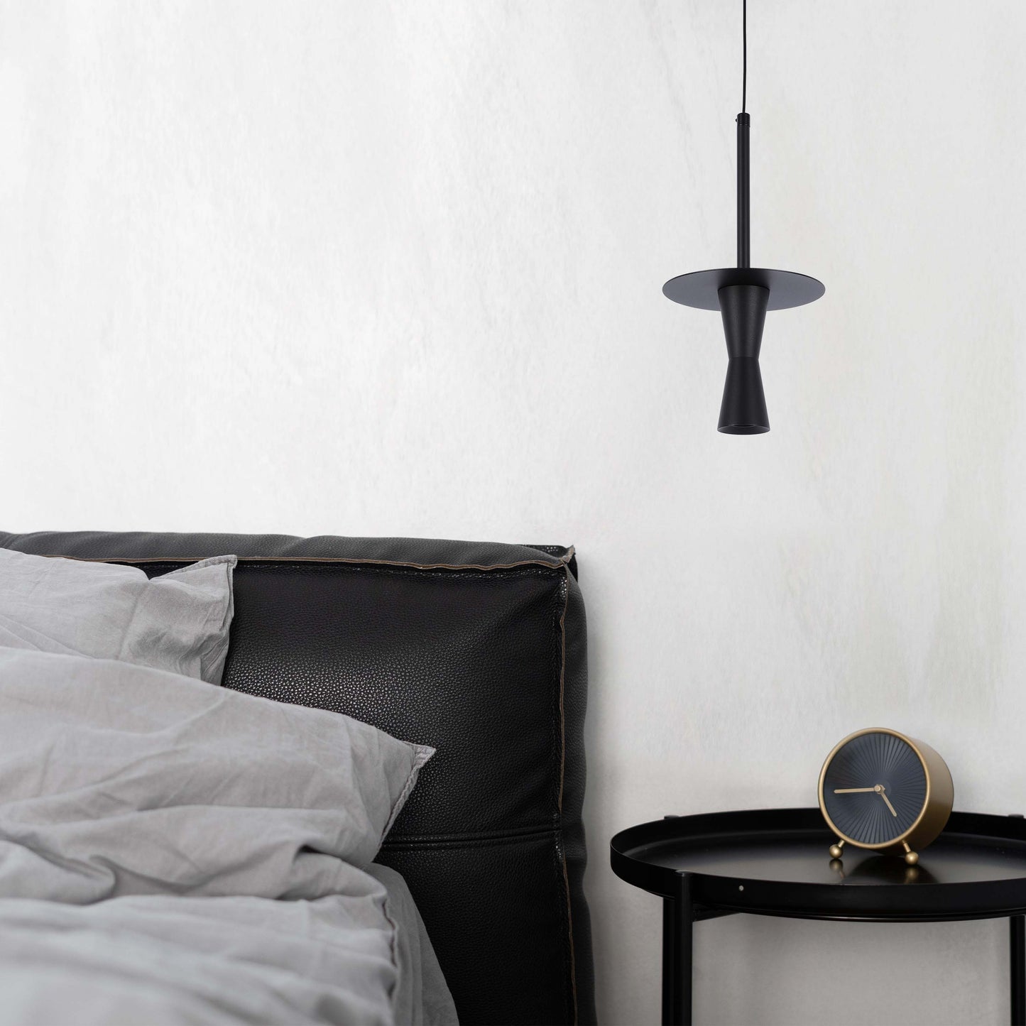 Geometric Hat Plate Suspension Light Single Head Hanging Lamp Integrated LED Modern Cylinder Pendant Ceiling Light Suspended Downlight