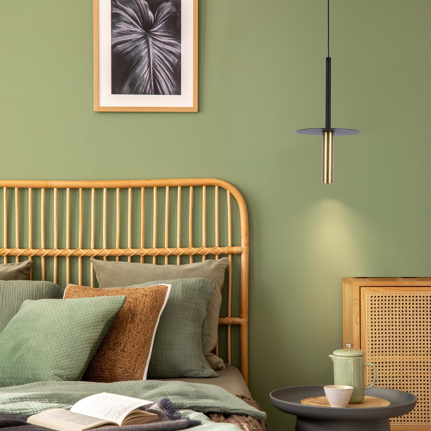 Geometric Hat Plate Suspension Light Single Head Hanging Lamp Integrated LED Modern Cylinder Pendant Ceiling Light Suspended Downlight