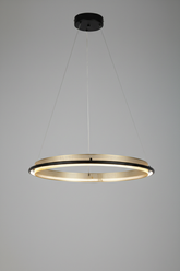 Подвесной светильник - LED Pendant Lamp Black+Gold H081 D600 22W 3000K