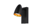 Бра M02 ALU GU10 Sand BK+GD (TEKLED)