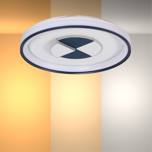 Светодиодный светильник LED 80W SQUARE/ROUND, белый, 3 цвета, диммируемый