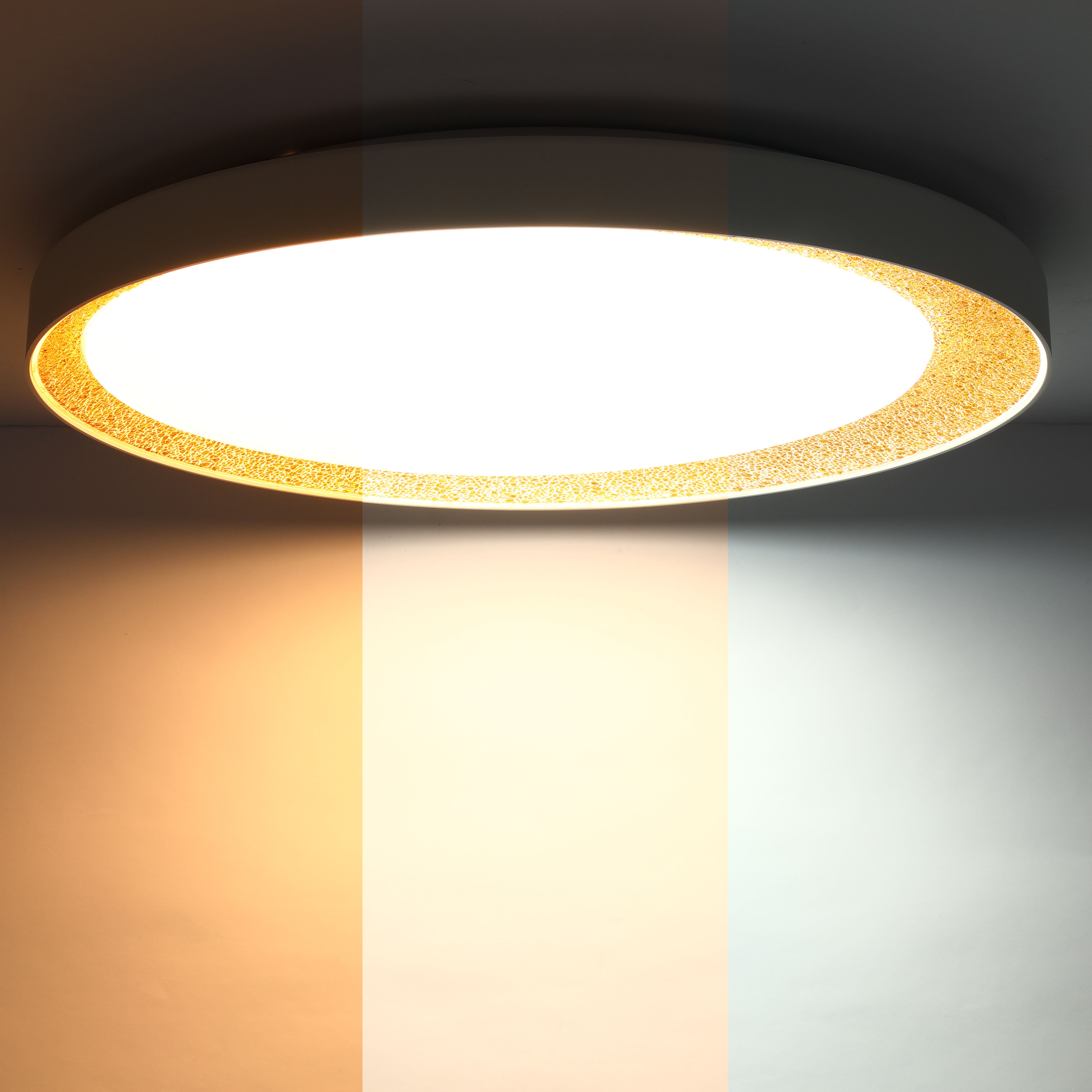 Светодиодный светильник LED 80W SQUARE/ROUND, белый, 3 цвета, диммируемый (Copy)