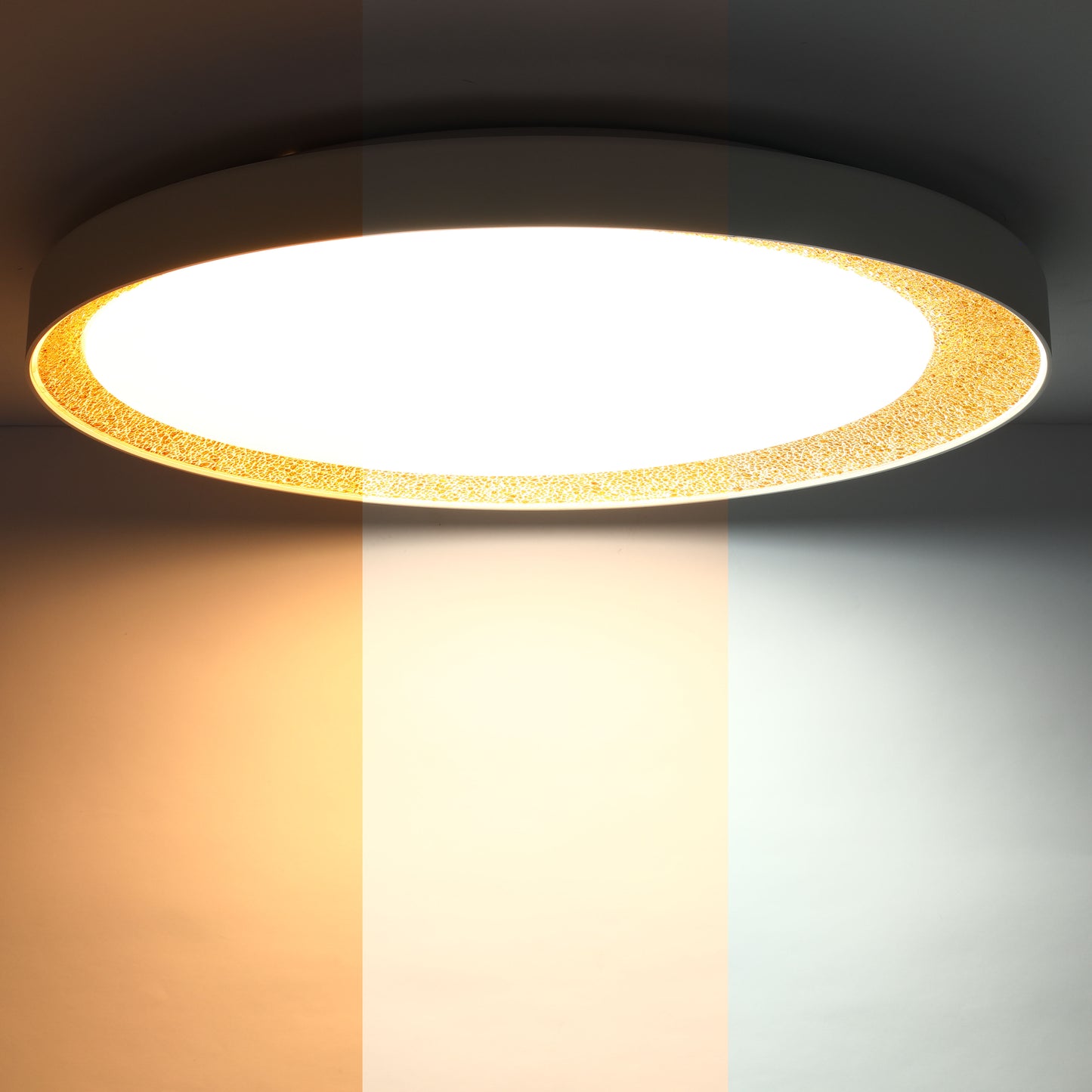 Светодиодный светильник LED 80W SQUARE/ROUND, белый, 3 цвета, диммируемый (Copy)