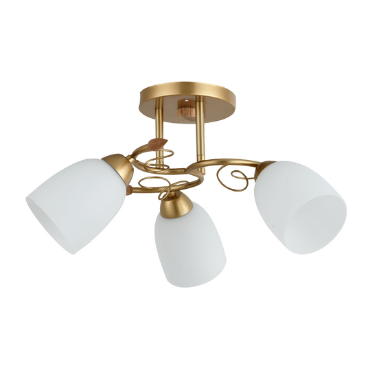 Современная потолочная люстра 32348 — шампань и золото, 2/3/5xE27