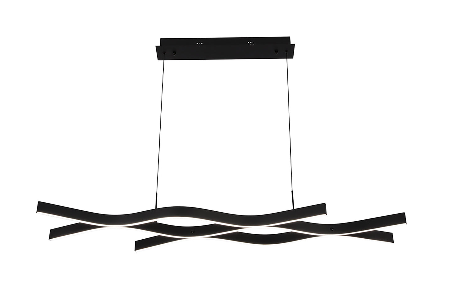 Черная подвесная люстра MD23083-120B (3 цвета) – 50Вт LED