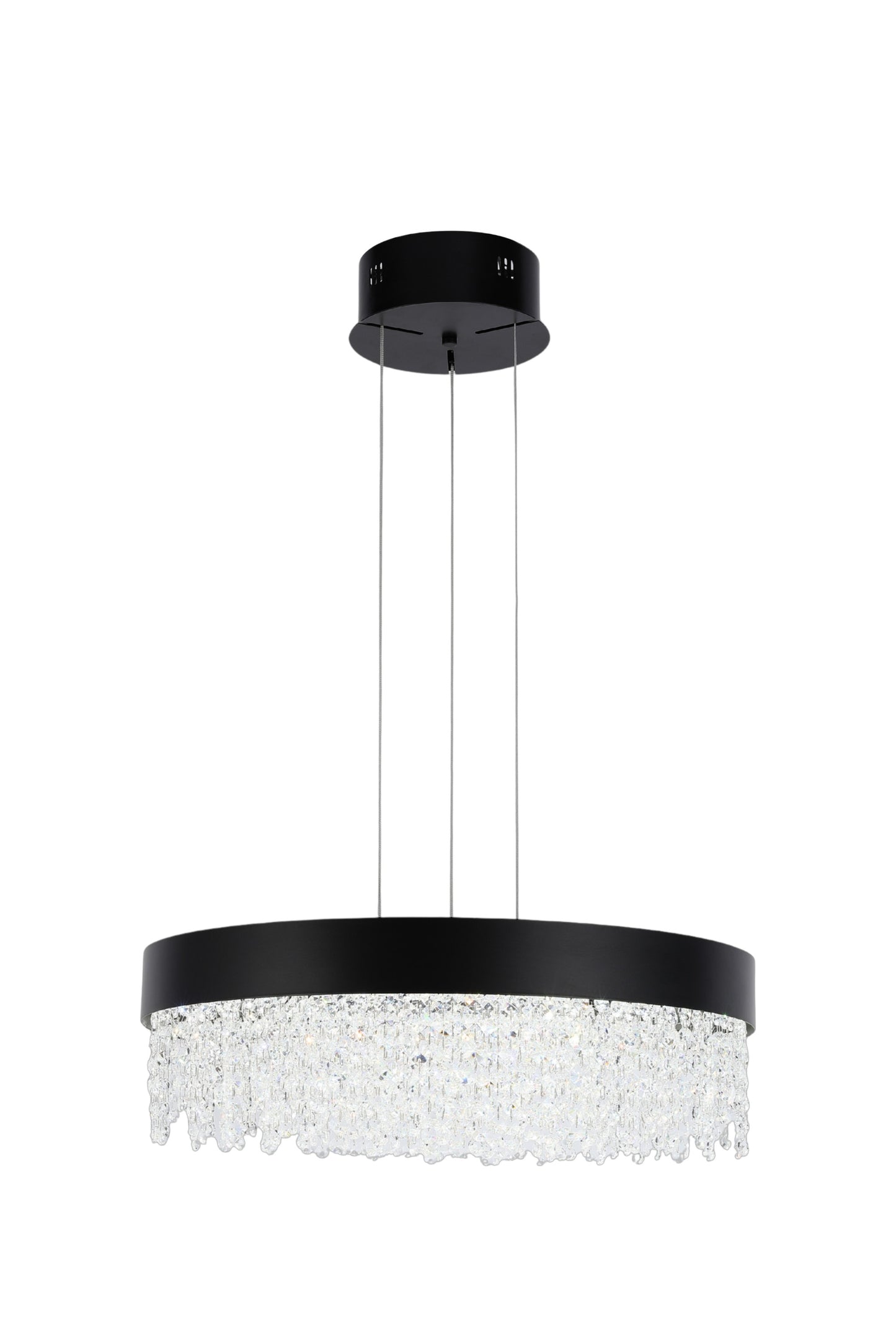 Люстра Crystal Chandelier Light Q3607 3CCT Black D600mm (TEKLED)