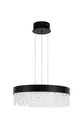 Люстра Crystal Chandelier Light Q3607 3CCT Black D600mm (TEKLED)