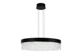 Люстра Crystal Chandelier Light Q3607 3CCT Black D800mm (TEKLED)