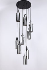 Подвесной светильник - Pendant Light SY9474-9 9xE27 BK D500xH2500MM