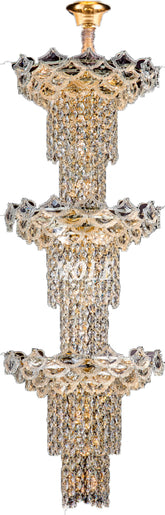 Люстра Chandelier M2123 45xE14 GOLD D500xH1900mm