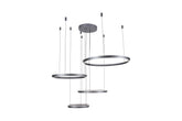 Свет-к подвесной LED P02052 120W Drak Grey 4000K (TEKLED)
