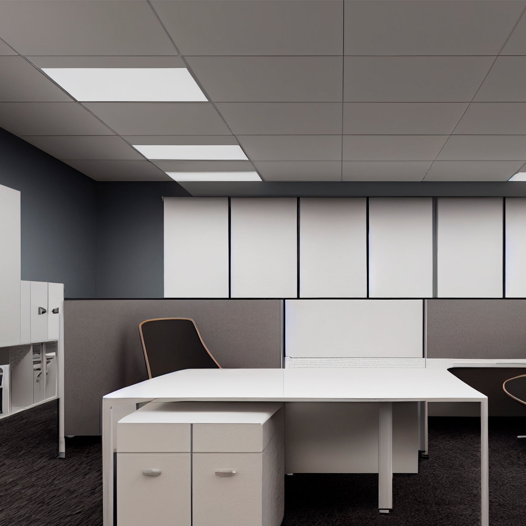 Современный светильник Backlit LED-панель — квадрат / прямоугольник, 42W