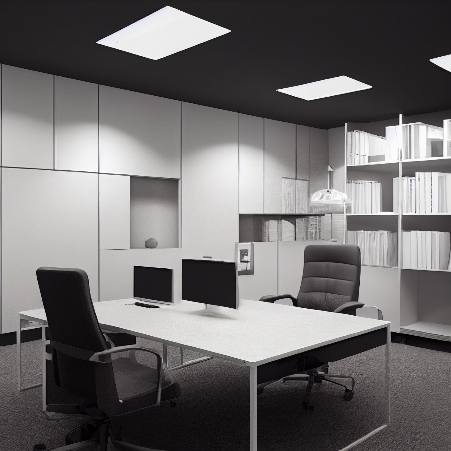 Современный светильник Backlit LED-панель — квадрат / прямоугольник, 42W