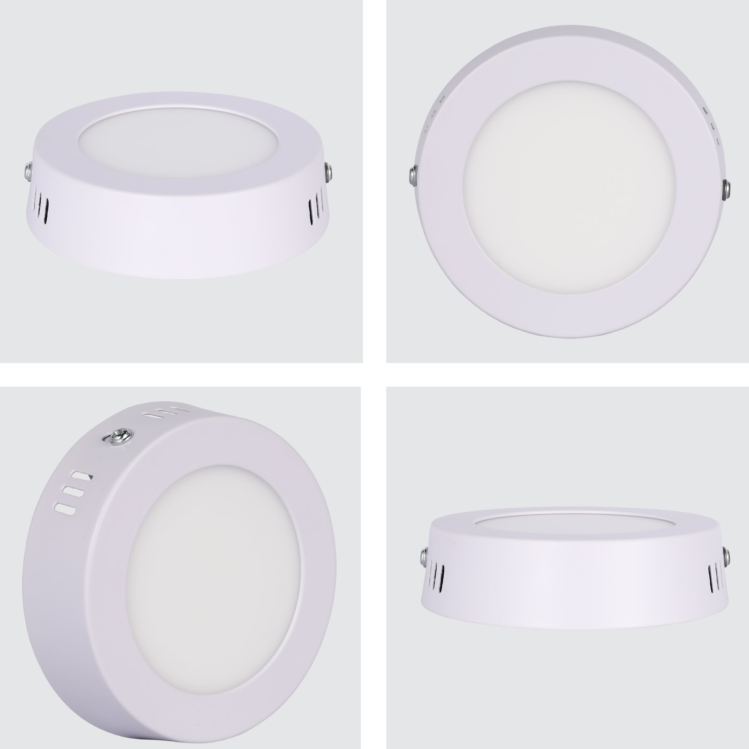 Современный светильник LED-панель круглая — 6W / 12W / 18W, S/U, 4000K / 6000K