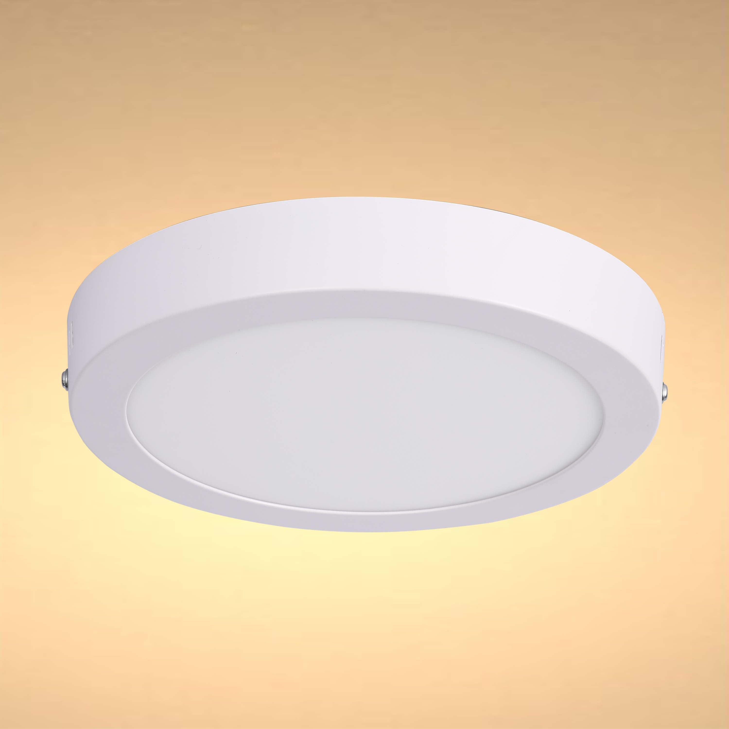 Современный светильник LED-панель круглая — 6W / 12W / 18W, S/U, 4000K / 6000K