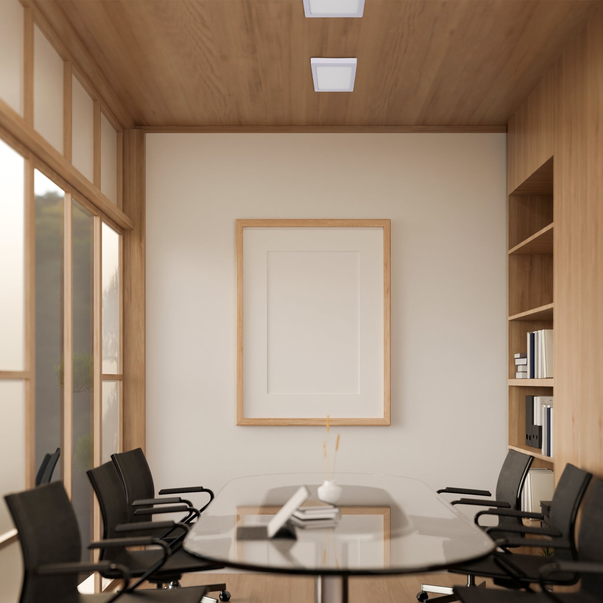 Современный светильник LED-панель квадратная — 6W / 18W / 24W, S/U, 4000K / 6000K