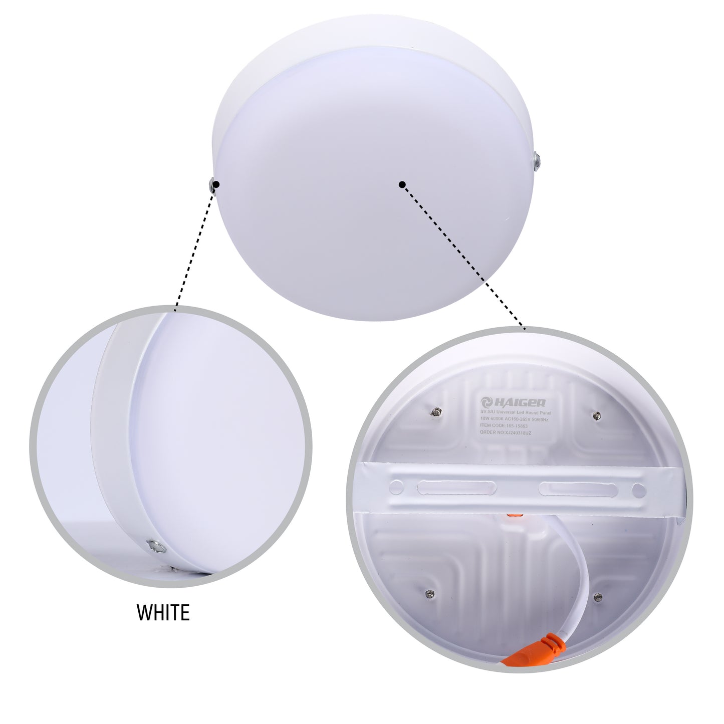 Светодиодная панель UNIVERSAL ROUND/QUADRO, 18W / 24W / 36W, 6000K