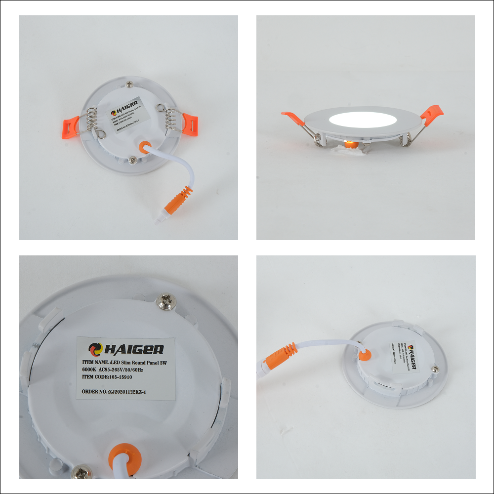 Sv-k LED SLIM ROUND PANEL 3W 6000K (HAIGER)100sh