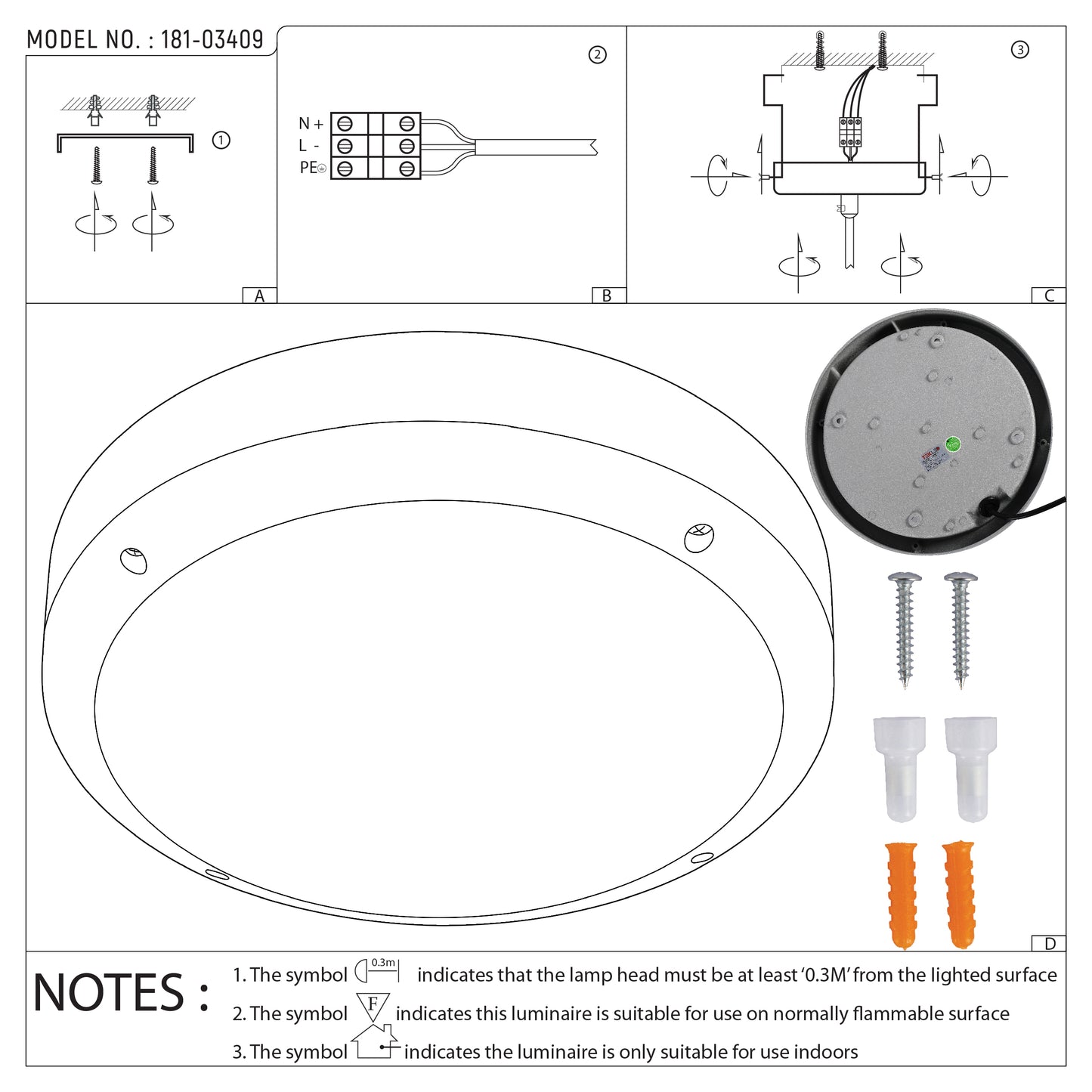 Уличный светильник LED FD023-1 ECO (20W, 4000K, Silver Grey, IP65)