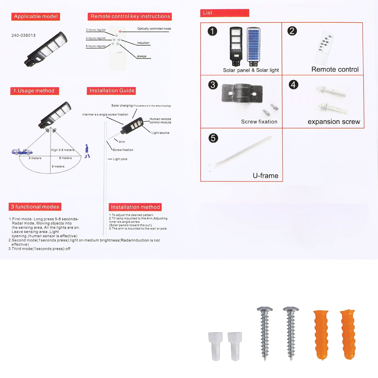 Автономный Уличный Светильник RKU LED LAZULI