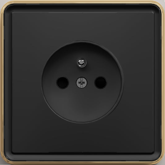 Розетка б/з, с/у, серия SAKURA