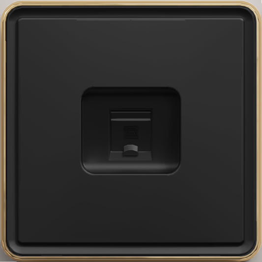 Розетка телефонная, RJ11, с/у, серия SAKURA