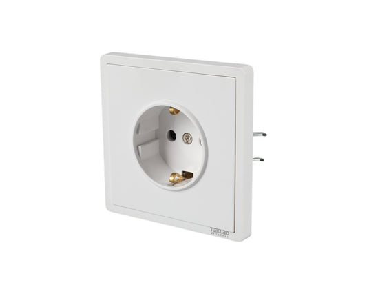 Розетка с зазем (Schuko), серия LERAMI (TEKLED ELECTRIC)