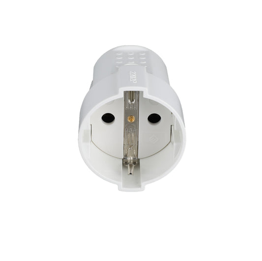 Розетка переносная-2202, с/з белая 16А