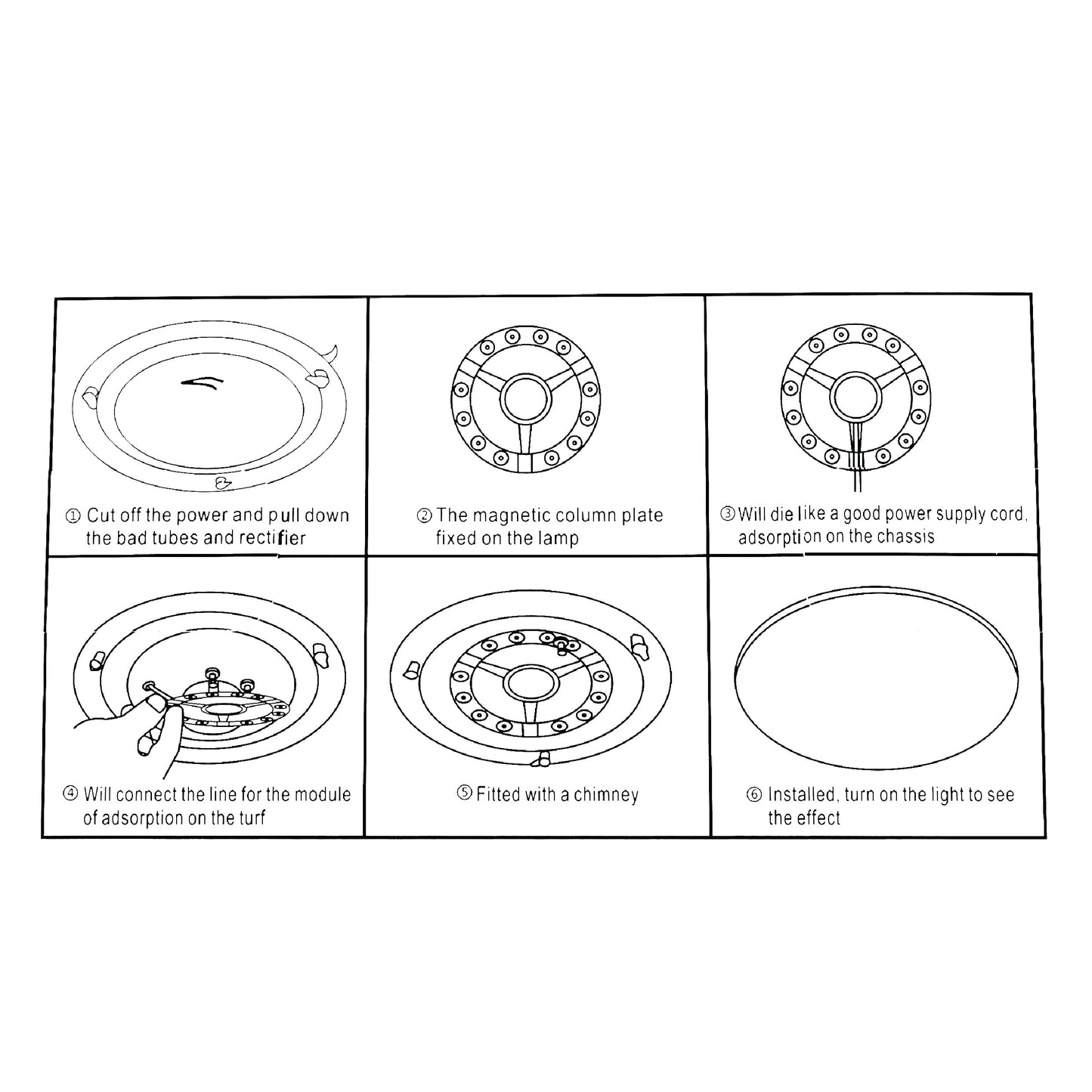 Накладная LED-Панель (Plafon) 6000K