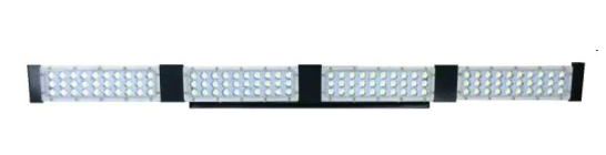Прожектор LED (Линейный) 200W (4*50W) Inventronics Driver MATT BLACK (TT-KZ)
