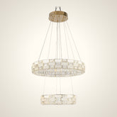 Люстра Crystal C7 3CCT Gold D600+D400мм (TEKLED)