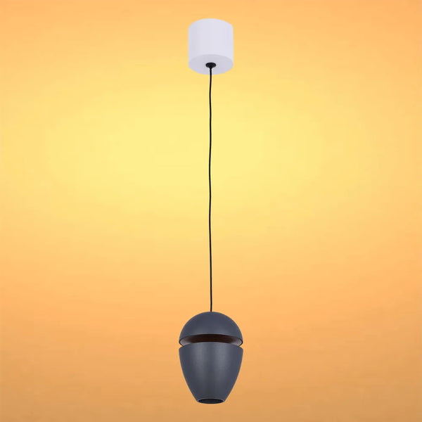Pendant Downlight TEKLED Acorn LED Pendant Downlight with Cove Lighting Effect 10W Warm White-Dark Grey-150-19076