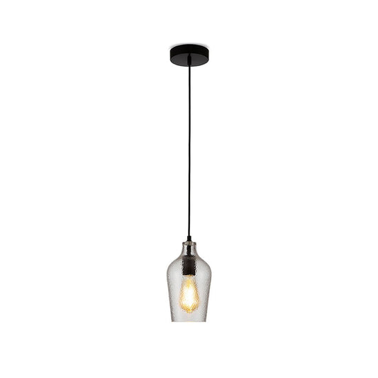 Clear frosted glass schoolhouse pendant light s with e27 main