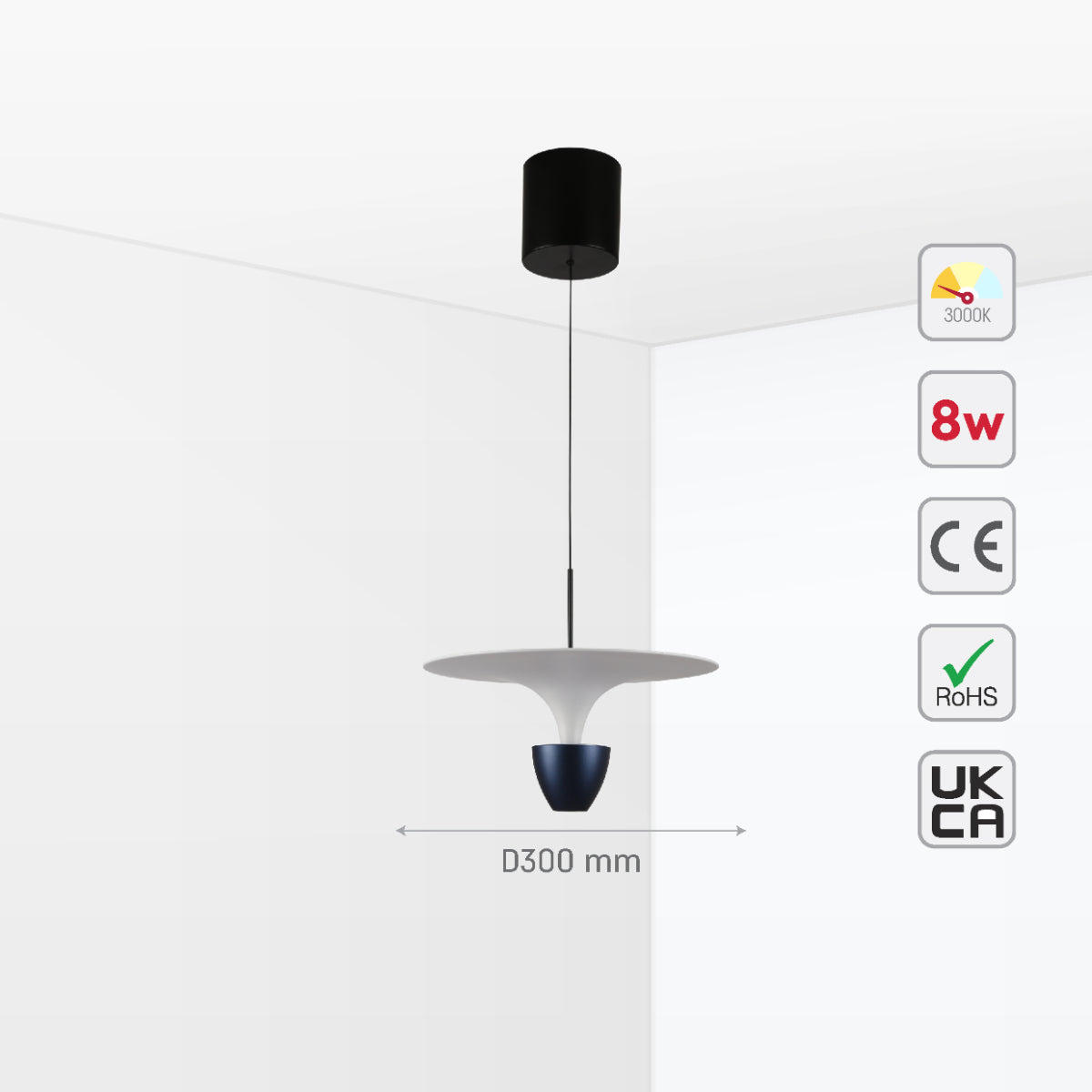 Подвесной светильник "Фонтан" с регулируемой яркостью, идеально подходит для кухнeй в современном стиле.