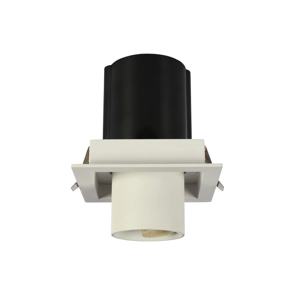 GU10 Downlight Fixture TEKLED Vortex Retractable Recessed Swivel Spotlight-1 Head-172-03147