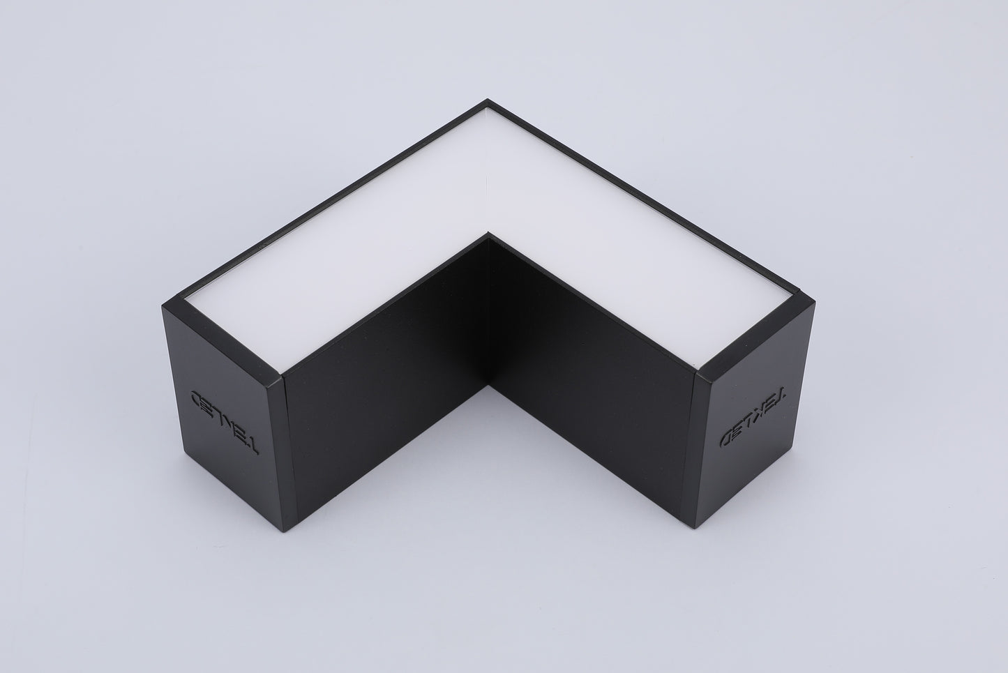 Накладной светодиодный светильник LED 8 Вт, черный (TEKLED)