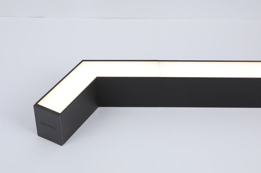 Накладной светодиодный светильник LED 8 Вт, черный (TEKLED)