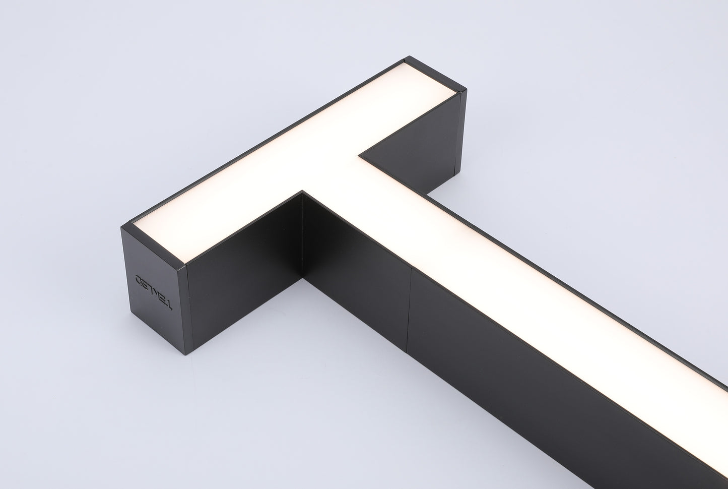 Накладной светодиодный светильник LED 10 Вт, черный (TEKLED)